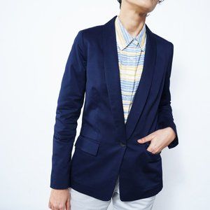 Wildfang Blue Essential Tux Blazer